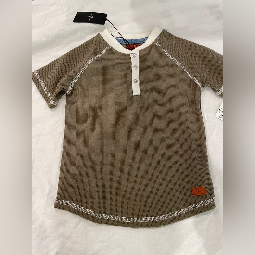 NWT 7 for all Mankind Little Boys Top, Size 4